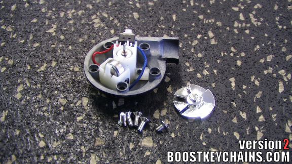 Electronic Turbo Keychain   No Air Needed   Chrome  