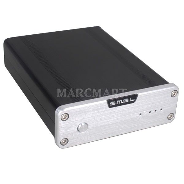   Decoder USB Input Mini DAC 24V Silver For Hifi Audio System+ PSU