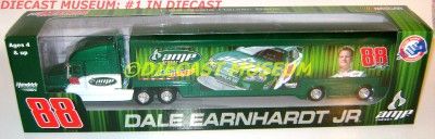   JR #88 AMP SEMI W/TRAILER HAULER TRUCK BANK DIECAST 2008 RARE  