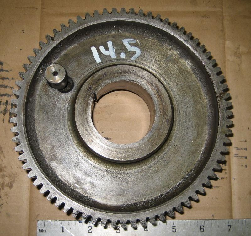 SOUTH BEND 14 1/2 LATHE BULL GEAR + PIN ASSY  