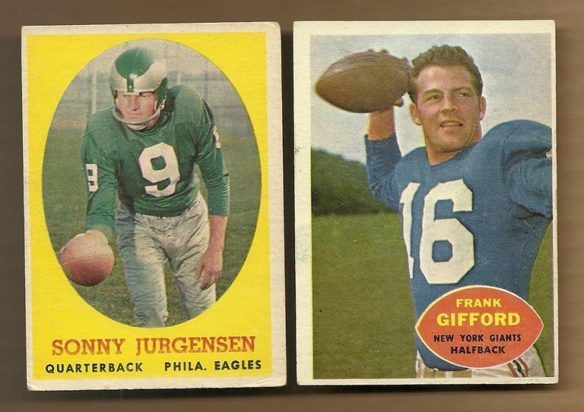 1960 TOPPS FRANK GIFFORD # 74 EX MINT  