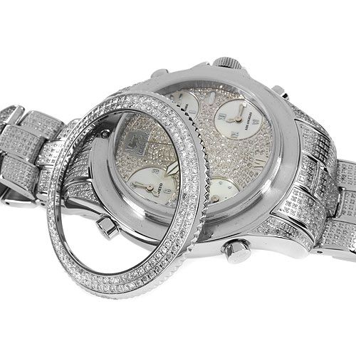 ICE LINK mp0smfb2 Swiss Movement Diamond Mens Watch  