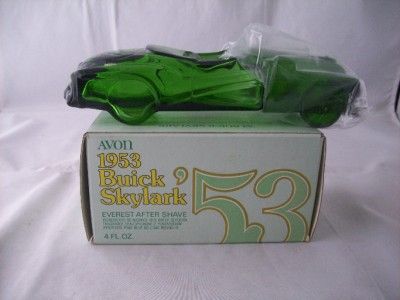 Green Avon 1953 Buick Skylark Everest Empty vintage  