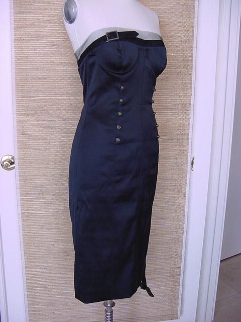 CHRISTIAN DIOR Straples Dress AWESOME dtls sz4 MINT  