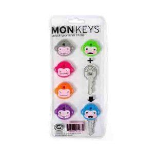 SIX MONkey KEYCAPS by FRED & FRIENDS  