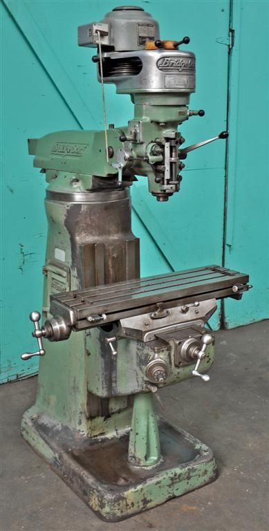 BRIDGEPORT MILL J HEAD” VERTICAL 9 x 32 MILLING MACHINE  