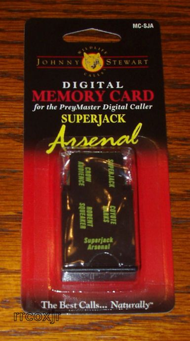   STEWART PREDATOR CALL MEMORY CARD SUPERJACK 042426300210  