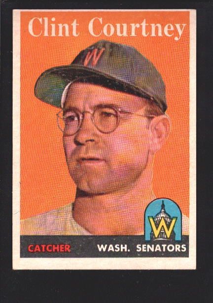 1958 TOPPS #92 CLINT COURTNEY NM  