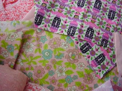   tiny prints cotton FABRICS QUILT CRAFT Sew all PINKS & REDS remnants