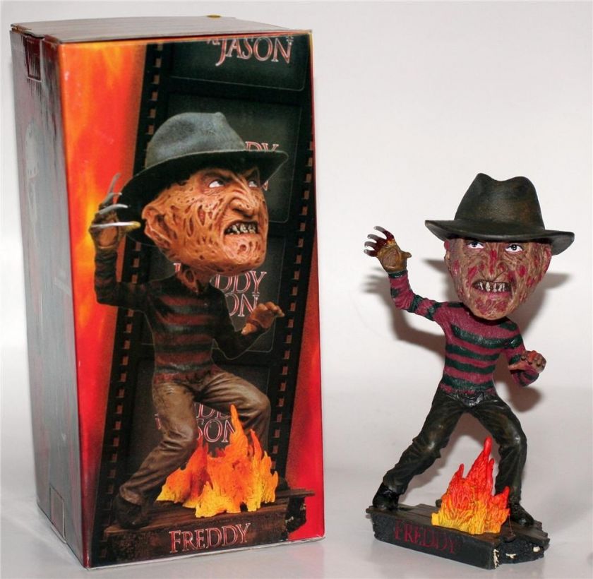 FREDDY KRUEGER Vs Jason Horror Movie BOBBLEHEAD NODDER  