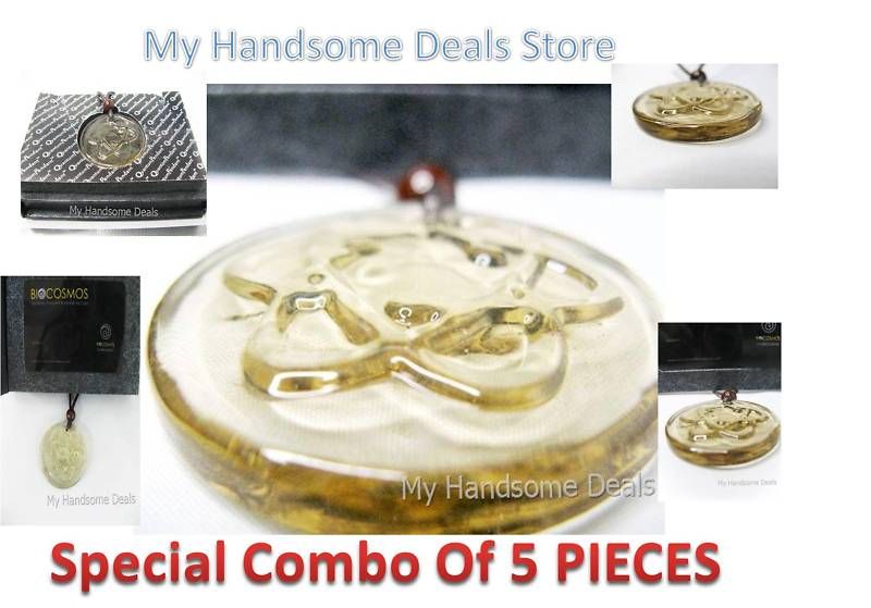 SALE 5 PIECES GOLD COLOR Quantum Scalar Energy Pendant  