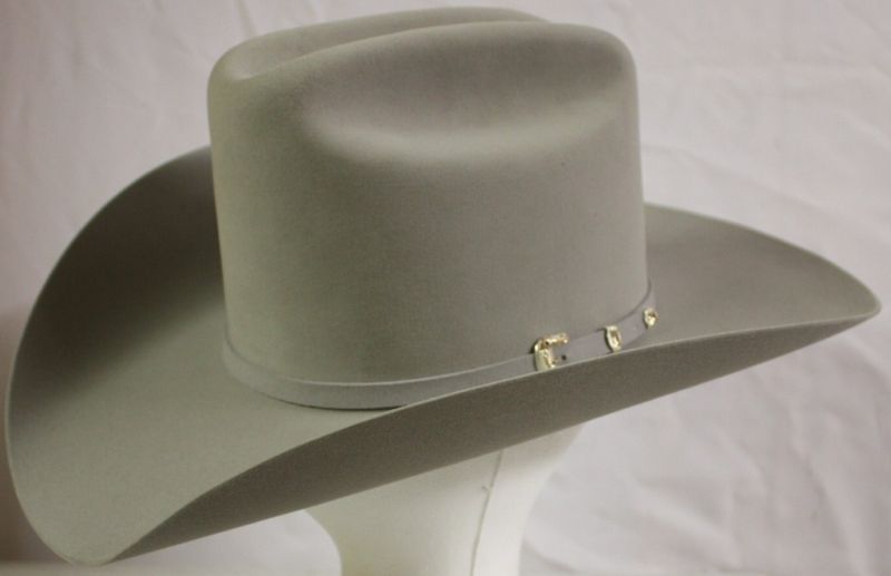 STETSON AUTHENTIC XS MIST GREY EL PATRON HAT 30X  