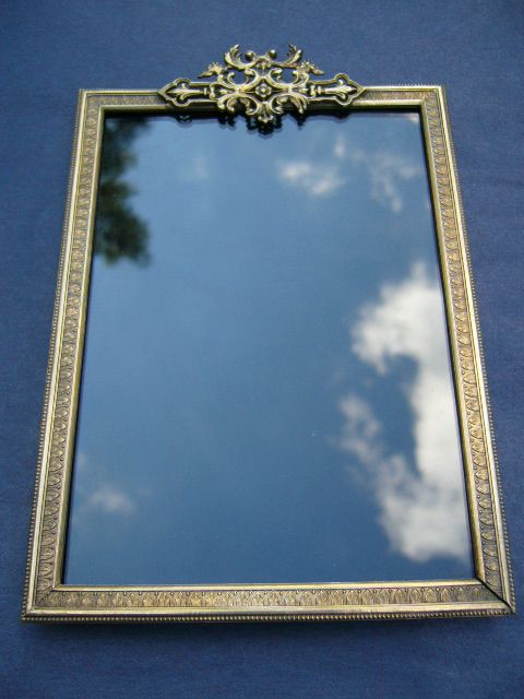 ANTIQUE PICTURE FRAME FRENCH ORMOLU , BRONZE  