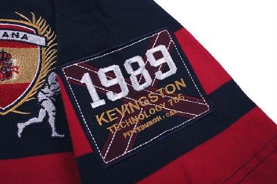 KEVINGSTON VINTAGE ESPANA NO.14 RUGBY POLO JERSEY MULTIPLE SIZE  