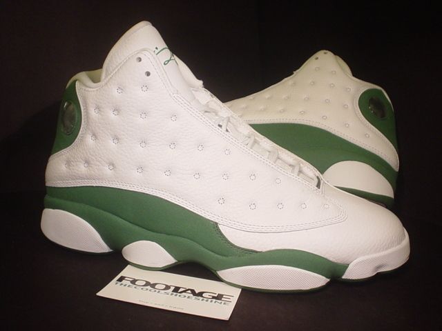   Jordan XIII 13 Retro WHITE CLOVER GREEN RAY ALLEN CELTICS Sz 11  