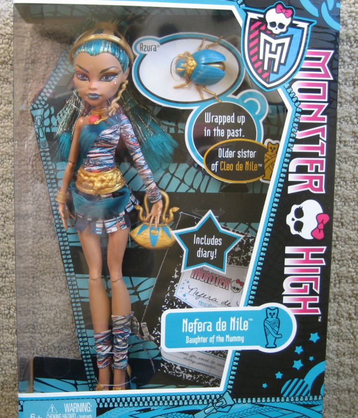 Monster High NEFERA de NILE doll NIP  