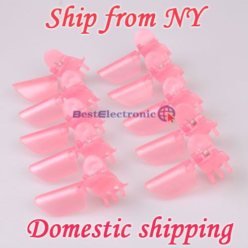 10pcs Manicure Nail Cover Shield Polish Protector Tips  