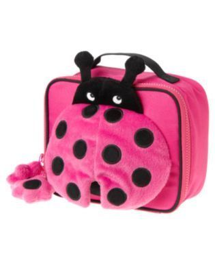 GYMBOREE PINK LADYBUG PLUSH MINI LUNCHBOX NWT  