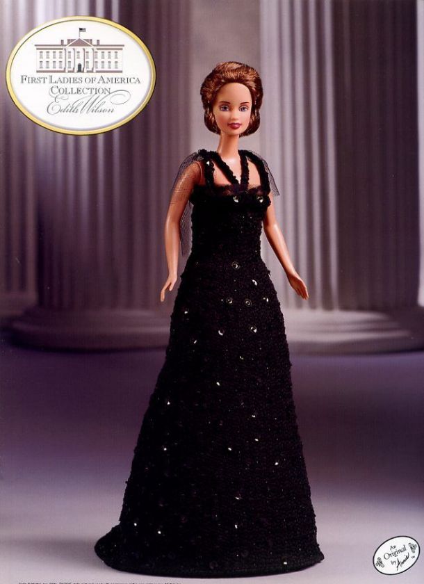 Edith Wilson First Ladies Barbie NEW Crochet Pattern  