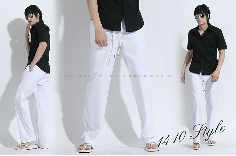 NEW Fashion Casual Pants Loose straight slacks 5Color 4Size  