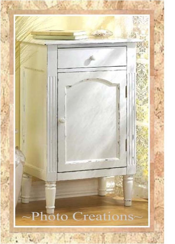 WHITE WOOD BEDROOM NIGHT STANDS,CABINETS,END TABLES  