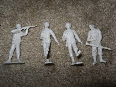 Vintage Plastic Marx German Soldiers  