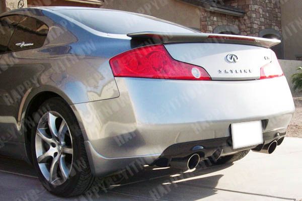 CARBON FIBER Infiniti G35 coupe V35 03 06 REAR DIFFUSER SPOILER parts 