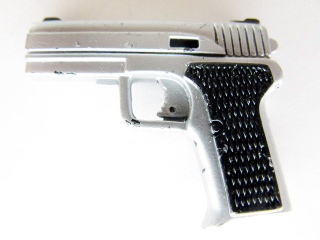 FA029 1/6 Accessories Silver Handgun  