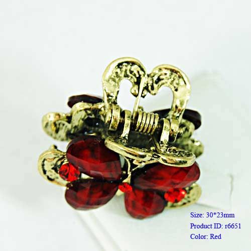   Butterfly Retro Style Hairpin Barrette Clamp Clip Pin Claws F&P  