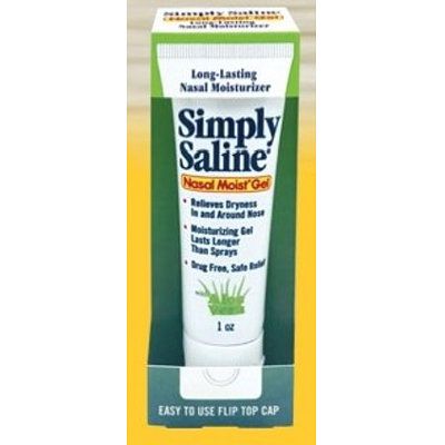 Blairex Nasal Moist Gel 1 oz Simply Saline Aloe Vera  