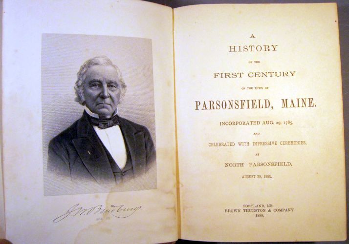 Parsonsfield, Maine, history of first century by Dearborn, 1885, 499 