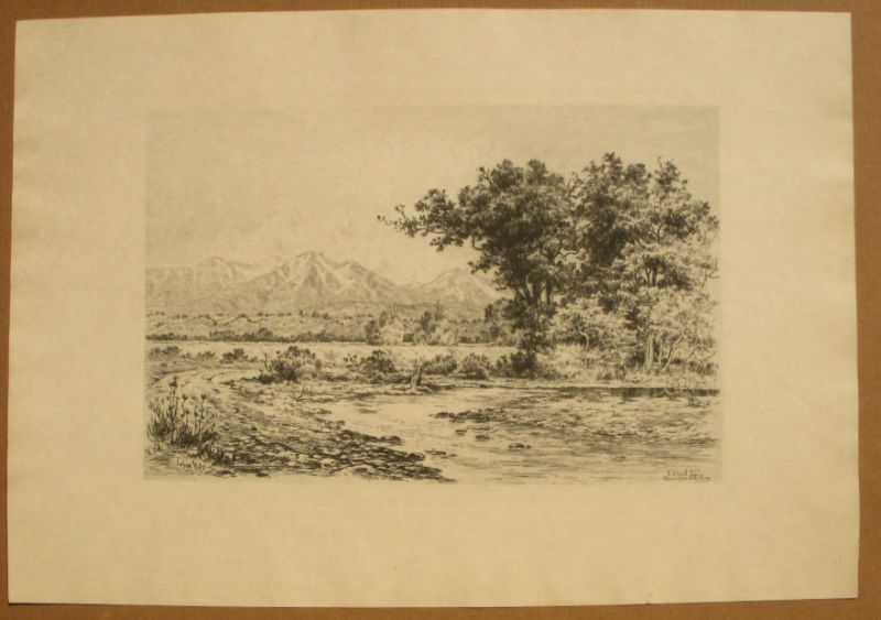 ALEXANDER SCHILLING CALIFORNIA ETCHING JULIAN RIX  