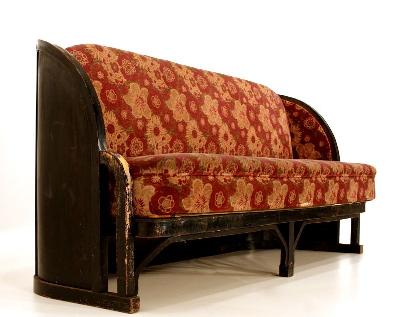 Josef Hoffmann art nouveau SOFA canapé divano sofá otomana couch 