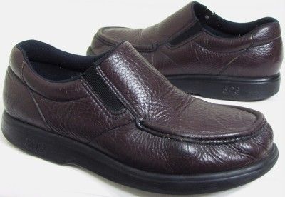 mens~SAS~Cordovan Brown SIDE GORE Slip On TRIPAD Comfort Leather 