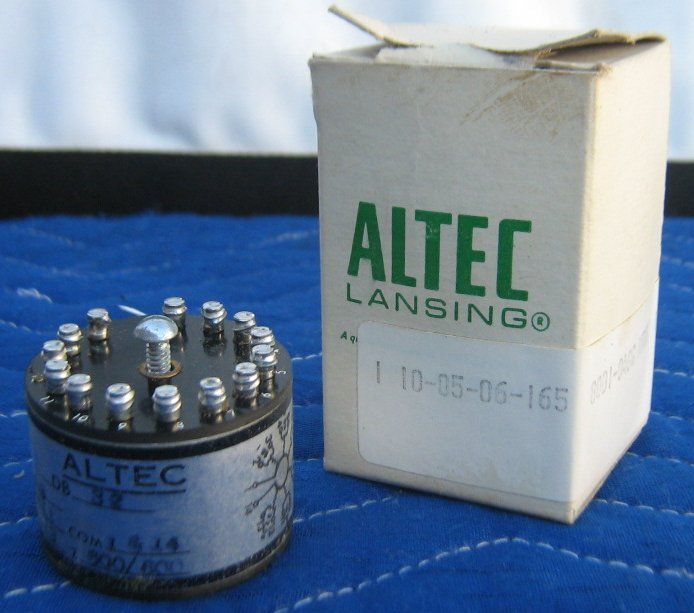 ALTEC LANSING TYPE 8012 00GG TRANFORMER N.O.S  