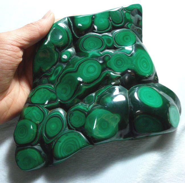 Bulls Eye Malachite Crystal,Gemstone maf18iz354  