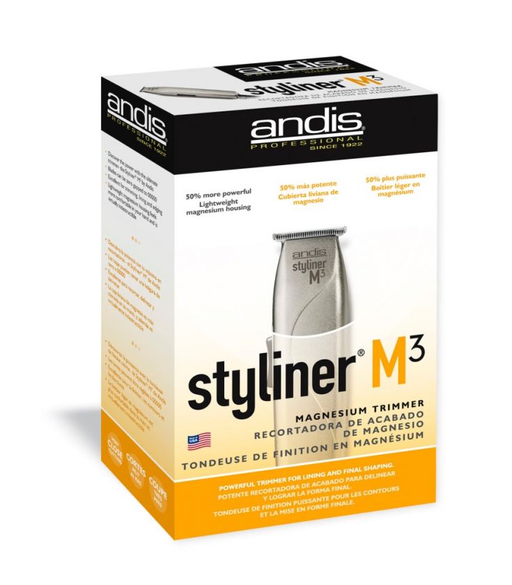 Andis Styliner M3 Professional Magnesium Hair Trimmer 26155 SL3 T 