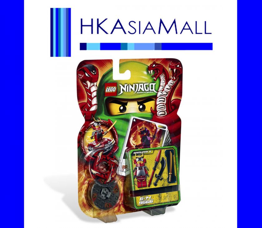   NINJAGO Samurai X Set w/ spinner crown weapon card 23pcs NEW FREE S&H