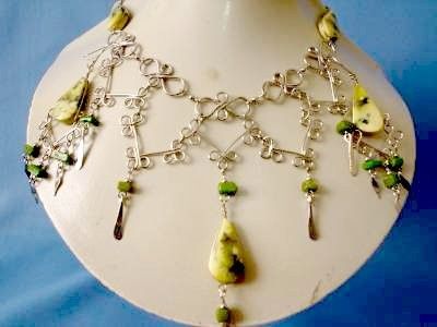 20 Set Alpaca Silver NECKLACES & EARRINGS with MURANO GLASS = 40 