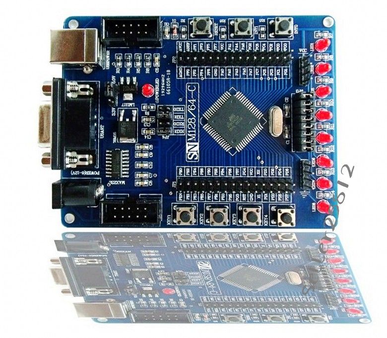 Development kit Board for ATMEL AVR Mega128 ATMEGA128  