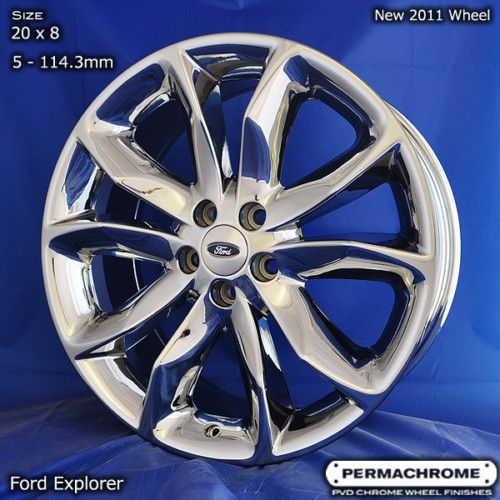 OEM FORD EXPLORER 20 PVD CHROME WHEELS EXCHANGE  