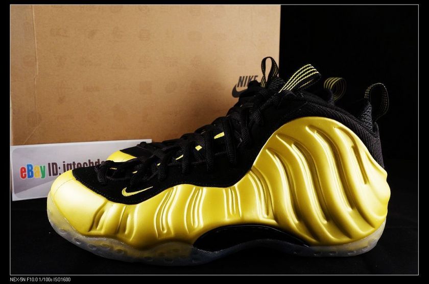 100% Authentic 2012 Nike Air Foamposite One Yellow  