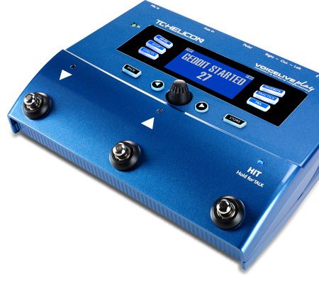 TC Helicon Voicelive Play Vocal Harmony Reverb Delay Doubler Effects 