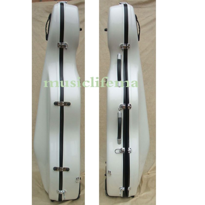 one4/4new cello case fiberglass light strong beautiful  