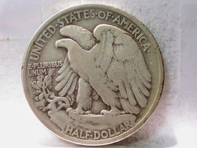 1921 FINE WALKING LIBERTY HALF DOLLAR ID#X478  