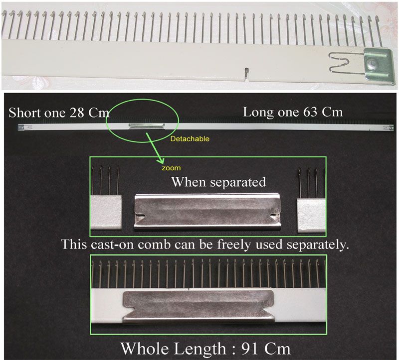 CAST ON COMB 4.5mm Brother Standard Knitting Machine KH820 to KH970