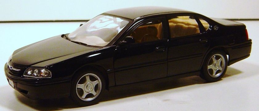 24 CHEVY IMPALA 2001 DIE CAST BLACK  