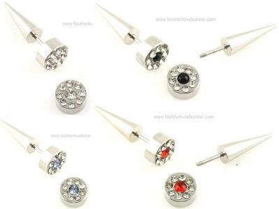 STAINLESS STEEL RHINESTONE STUDS