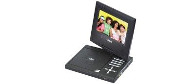 NEW NAXA NPDT 951 9 SWIVEL SCREEN PORTABLE DVD PLAYER  