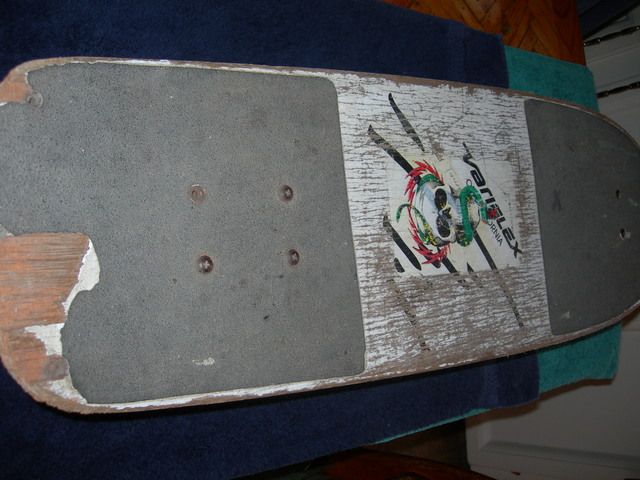 Vintage VARIFLEX SKATEBOARD 80s heavily used collector  